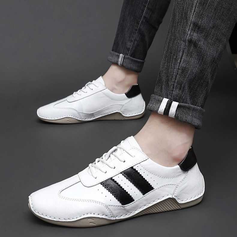 Luciano Italian Leather Sneakers