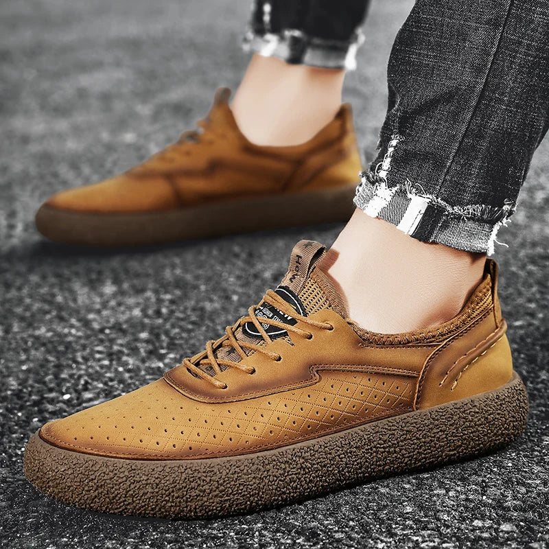 Hudson Genuine Leather Sneakers