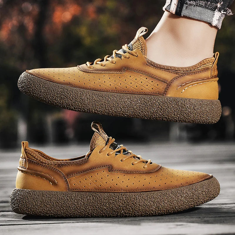 Hudson Genuine Leather Sneakers