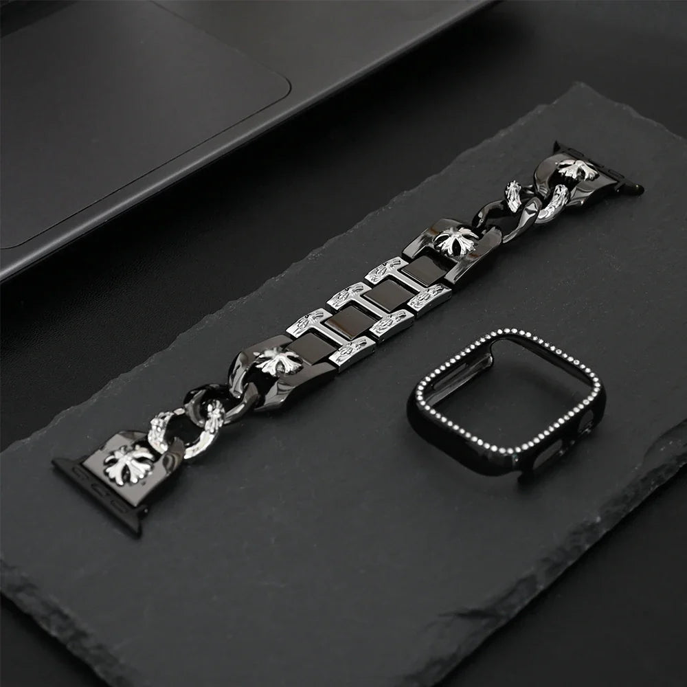 Infinity Chrome Stainless Steel Apple Watch Band