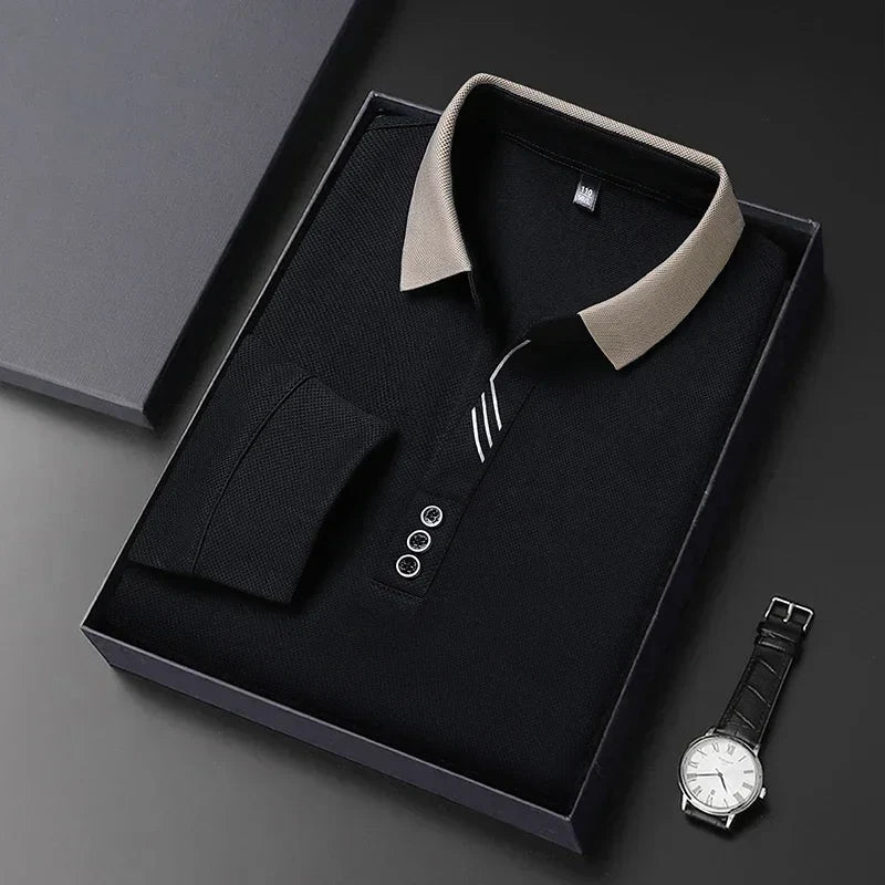 Bellevue Long-Sleeve Polo Shirt