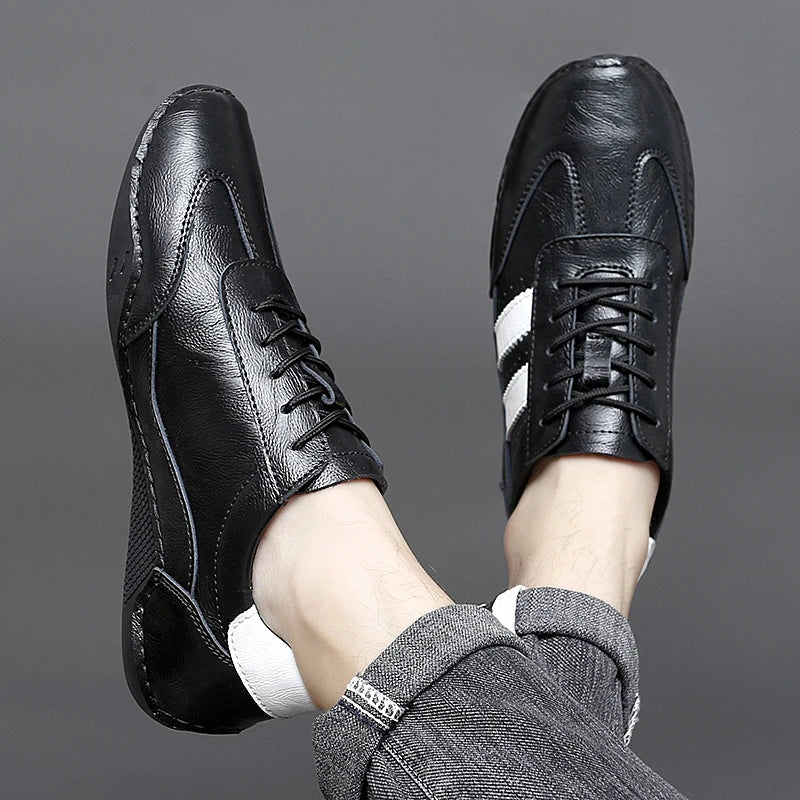 Luciano Italian Leather Sneakers