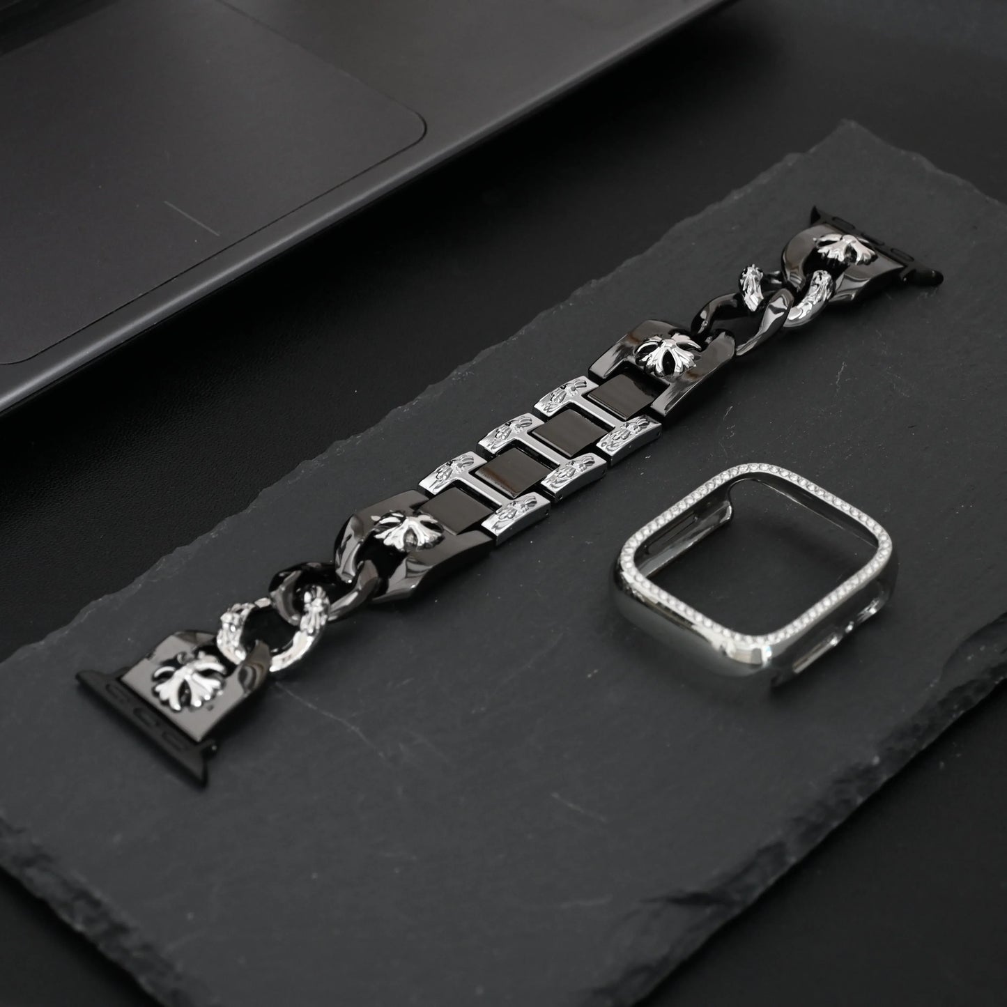 Infinity Chrome Stainless Steel Apple Watch Band