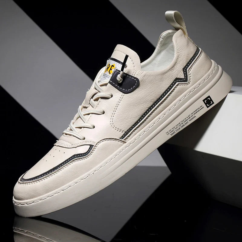 Cavaro Genuine Leather Sneakers