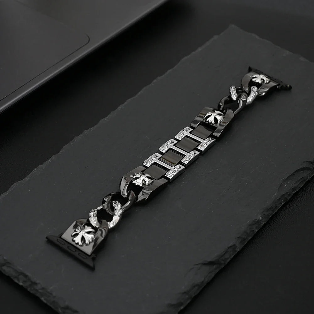 Infinity Chrome Stainless Steel Apple Watch Band