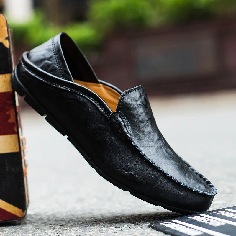 Giovanni Leather Loafers