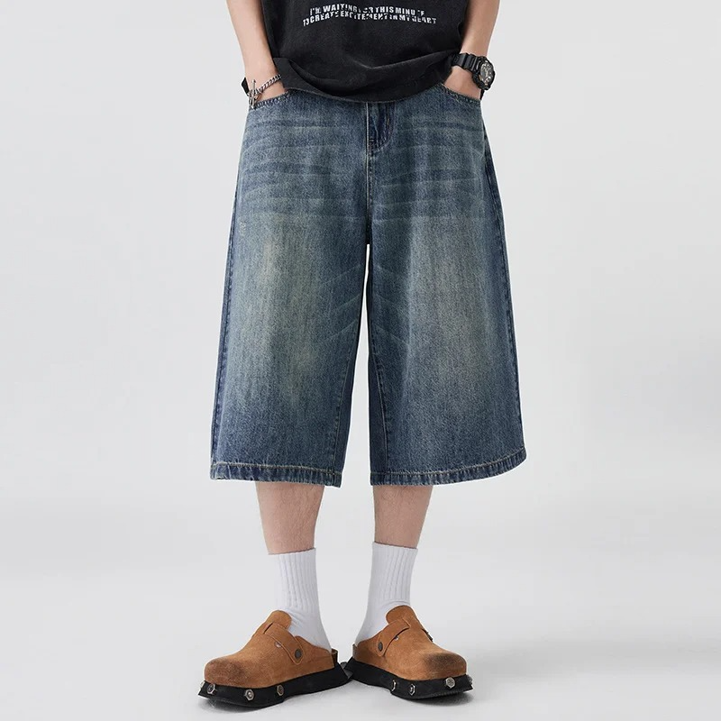 Gaucho Denim Shorts