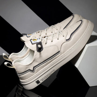 Cavaro Genuine Leather Sneakers