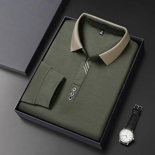 Bellevue Long-Sleeve Polo Shirt