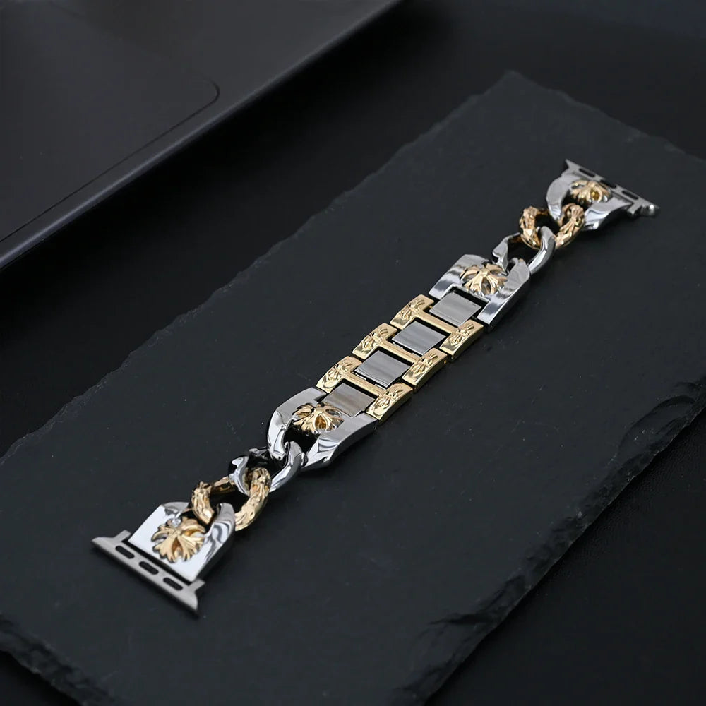 Infinity Chrome Stainless Steel Apple Watch Band