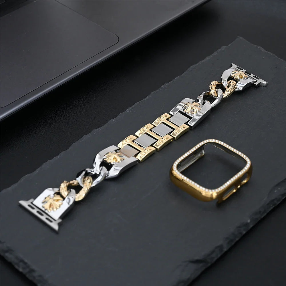 Infinity Chrome Stainless Steel Apple Watch Band