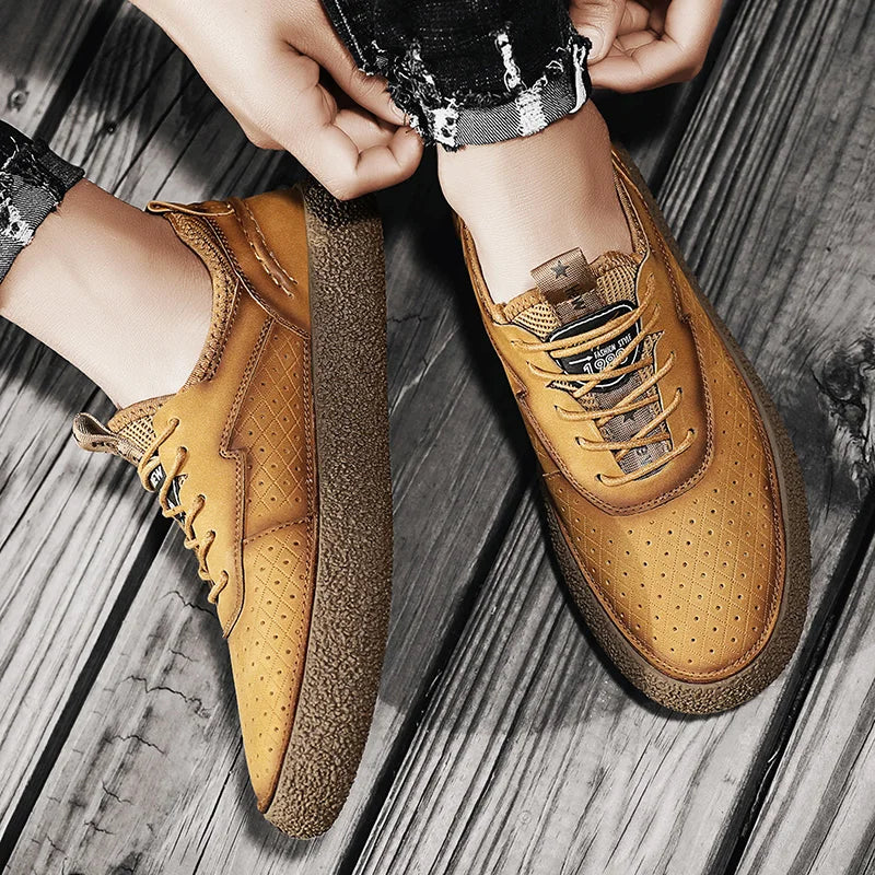 Hudson Genuine Leather Sneakers