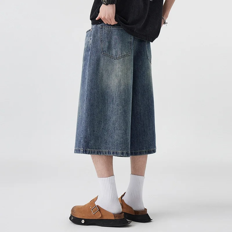 Gaucho Denim Shorts