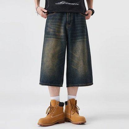 Gaucho Denim Shorts