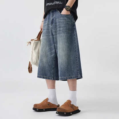Gaucho Denim Shorts